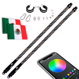 PAR ANTENA 120CM BLUETOOTH ESPIRAL