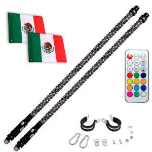 PAR ANTENA 90CM CONTROL ESPIRAL