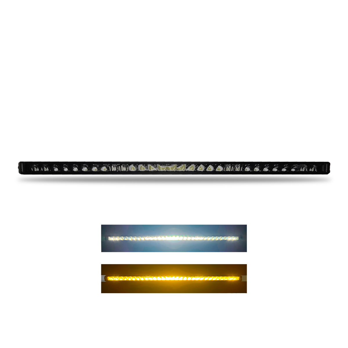 BARRA AURORA SLIM BLANCA Y AMBAR 40"